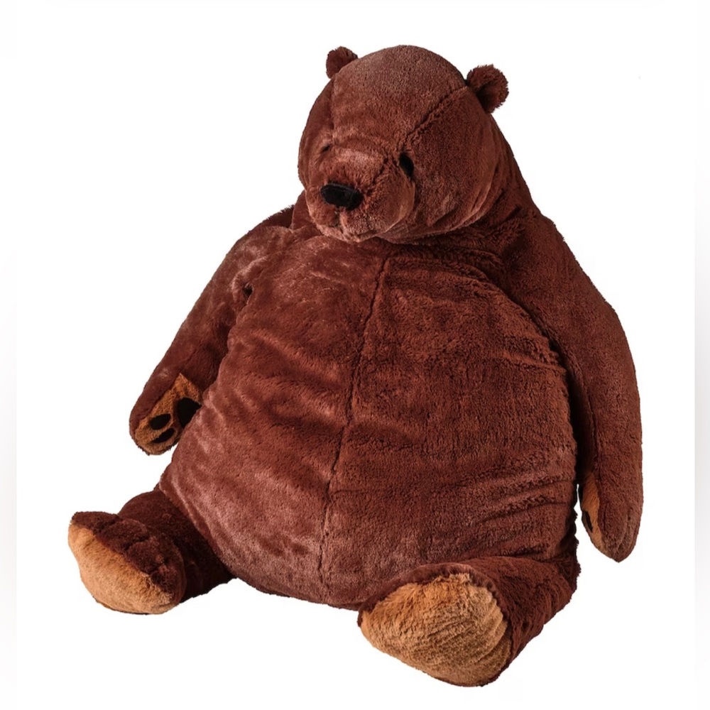 IKEA DJUNGELSKOG soft large brown bear 39 ¼ "  NEW!